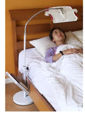 Hdc2dd2728c5e404fa81d886c0e6bd5c76.jpg Adjustable Foldable Book Holder for Reading Metal Book Holder Stand