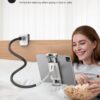 Hdd6aee86e57344c88e48212c200008efw.jpg Lamicall LS02 Flexible Gooseneck Tablet Holder Bed Headboard Lazy Arm Tablet Mount Stand Hands Free 360 Rotation Pad Smart Phone