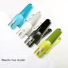 He421b8a35a464fbd89aa863555d060dfg.jpg 1PC Stapleless Stapler Book Paper Stapling Stapler Mini Portable No Staples School Office Supplies