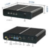 Head5613edcda4495ae0ab57303956596i.jpg 10th 12th GEN Intel Core I7 10710U 10510U 1255U Mini Fanless Computer Win10 Pro 2DDR4 M.2 Nvme 4K HD DP HTPC Nettop Gaming Pc