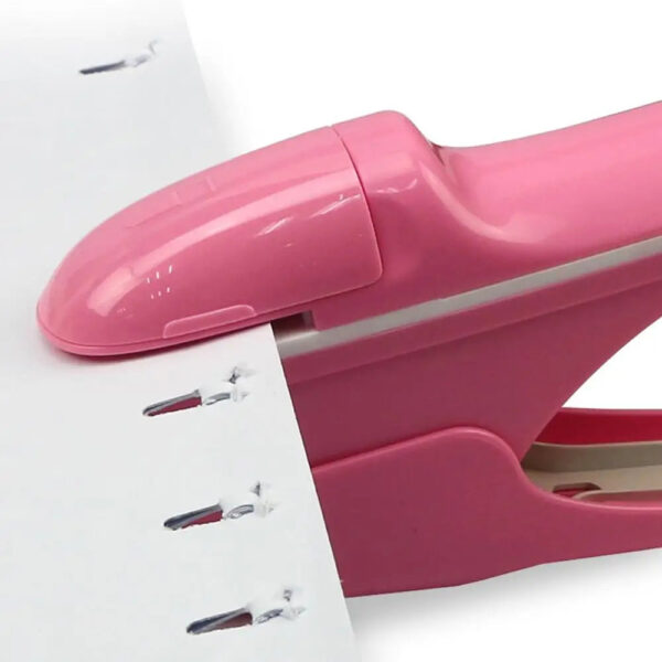 Hecb37a956a7043dfa683d66de2ca1d3dx.jpg 1PC Stapleless Stapler Book Paper Stapling Stapler Mini Portable No Staples School Office Supplies