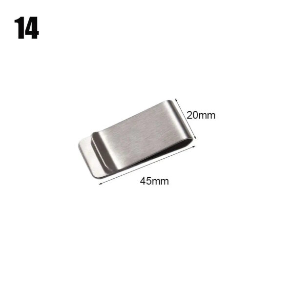 Hf80cf26a644648d9b27dde94faaae0a6p.jpg School Office Supply Stainless Steel Handmade Leather Brass Clips Stainless Steel Pen Holder Clip Journal Notebook Paper Folder