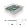 100 pieces Rubber Mounted Point OD10-4mm Grinding Head for Mould Finish Polish Die Grinder Rotary Tools