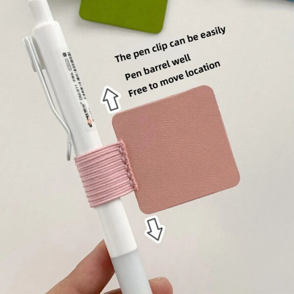 S001cbb0906a94c109cf67f04717693f7U.jpg 1 Pack Elastic Pen Loop Holder for Notebooks Journals Planners - Assorted Colors - Office School Supplies
