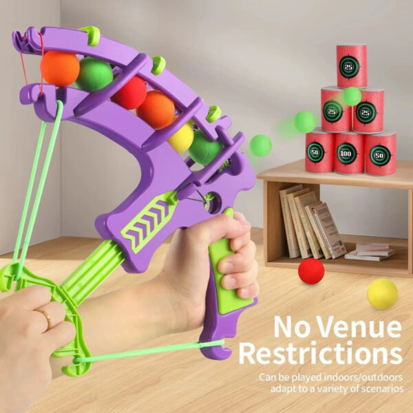 S003e7814968d4158b0e91acf60d68ba5Z.jpg Slingshot Target Sticky Ball Bow Target Montessori Educational Toy Arrow Set Throw Sport Outdoor Fidget Game