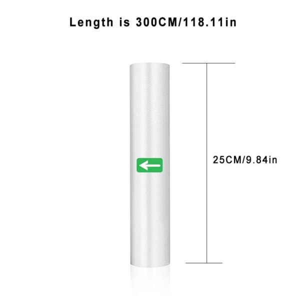Vacuum Food Saver Sealer Bags Rolls 12/15/17/20/25/28/30cmx500cm Sous Vide Storage Packaging bag for Meat Fruits Vegetables Nuts
