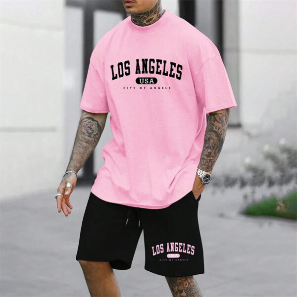 S006727c84a09477288f28142f5cf4b7ez.jpg 20024 Outdoor Sports Style Men's Suit Basketball Suit Summer Seaside Holiday Leisure Wear Men's Home Loose Comfortable Pyjamas