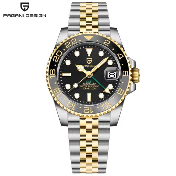 S0122f94905a049faa9fc419c07089899A.jpg PAGANI DESIGN V3 Version GMT Watches Men's Luxury Sapphire Automatic Mechanical Watch 40MM Stainless Steel Waterproof Watch