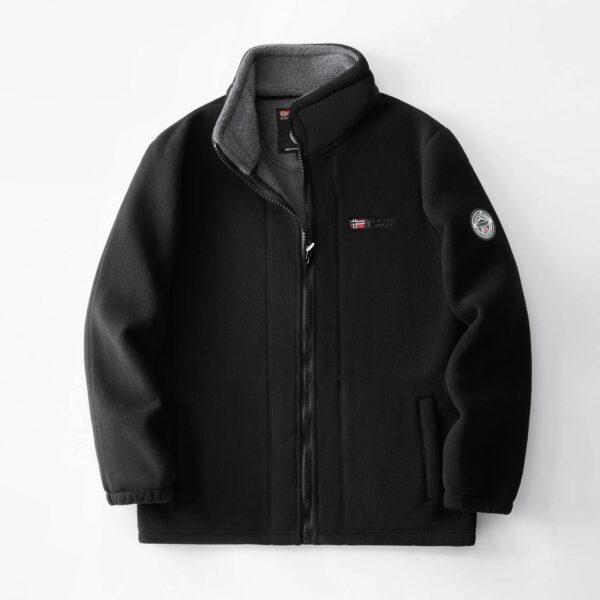 S01387d2f703f4c1c885169fe60f0056eF.jpg Men Winter Jacket New Arrival Polar Fleece Outwear Thick Fleece Lined Outdoor Man Autumn Jacket Coat