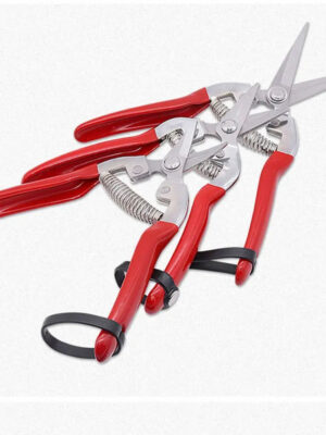 S0180cb7464ad4001ac489d42e2f04634t.jpg Gardening Hand Pruner Garden Scissors Pruning Shears Micro-Tip Pruning Snips Leaf Trimmer Straight Florist Scissor For Plants