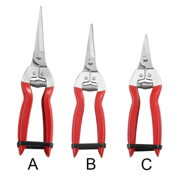 S018250d7f7d34a9ea3fef6a018ce83c3F.jpg Gardening Hand Pruner Garden Scissors Pruning Shears Micro-Tip Pruning Snips Leaf Trimmer Straight Florist Scissor For Plants