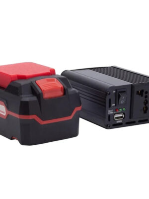 For Lidl Parkside X20V Li-ion Battery Wireless Power and Fast Charging 220V-240V 200W Portable Power Inverter