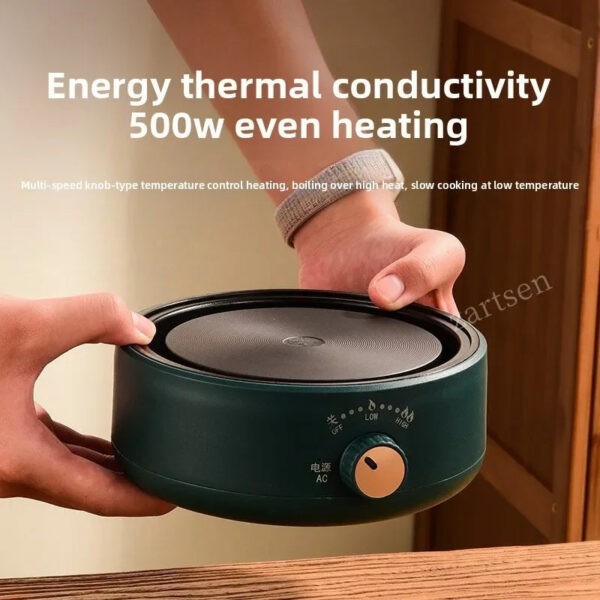 S02a4c54d45774d7fbce6f9c88dba3dd1N.jpg Electric Cookware Heating Base 500W Electric Heater Coffee Stove Home Manual Adjustable temperature Cooking Heater
