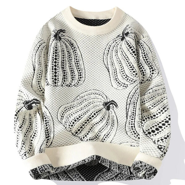 S02b70c0ce08c4852af031609994c012eK.jpg New Fashion Men Streetwear Sweaters Knitted Pullovers Man O-neck Loose Casual Sweaters Quality Male Pullovers Winter Clothing 4X
