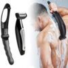 S02fbd1214e6b4aceb26091beafb4350ch.jpg Back Shavers for Men Body Groomers Painless Hair Remover for Men Epilator Shaver Back Face Long Handle Portable Shaver Body Care