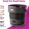 13L Portable Washing Machine Foldable Mini Washer with 4 Modes and Spin Basket Deep Cleaning for Apartments Dorm RV Travel