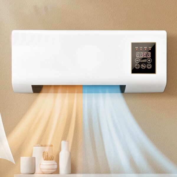 S0340d4463eb94b229fae95f57af703f5C.jpg Mini Wall Conditioner Fast Cooling and Heating Conditioner 8H Intelligent Timing with Remote Control for Living Room