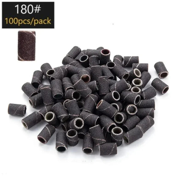 S037ecb3bb93b47fdb45cad9984553c50g.jpg Nail Sanding Ring Bands 80/120/180Grit Electric Manicure Drill Grinding Heads UV Gel Polish Removal Pedicure Abrasive Tools