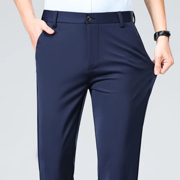 S03a4fe91407d4917ad5bbd565e8bebe7R.jpg Summer Autumn Thin Trousers Men Formal Dress Suit Pants Work Pants Quality Business Casual Pants Black Wine Red Long Pants