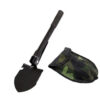1PC Engineer Shovel Military Shovel with Compass Outdoor Multifunctional Folding Military Shovels Vehicle Camping Fishing Spades