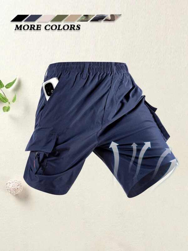 S0420c9a956234c4fae0a23849fef6b51A.jpg Men's Cargo Shorts Multi Pocket Casual Sports Summer Bermuda Shorts Loose Outdoor Travel Comfortable Durable Men Short Pants
