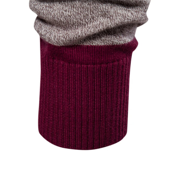 AIOPESON Mens Strip Cotton Button-up Polo Collar Sweater Knit Casual Business Sweaters for Men