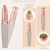 2 in 1 Face Shaver and Eyebrow Trimmer Rechargeable Lips  Facial Hair Remover Women Electric Portable