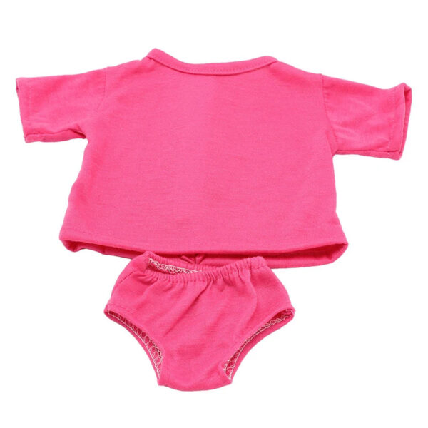S05679fea3bf542b99a076b59fcc00195t.jpg 2pcs T-shirt+underpants Clothes Set For 18 Inch american&43cm Baby Newborn Gilr Doll 3 Color Shirt For OG,Russia Dolls Toy