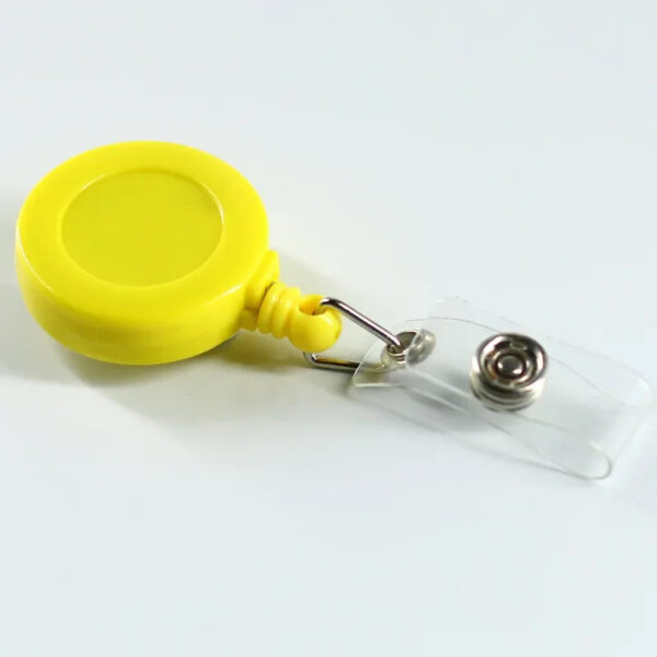 1PC PP ID Card Holder Name Tag Badge Reels Retractable Staff Business Badge Holder Office Supplies Stationery for Exhibition