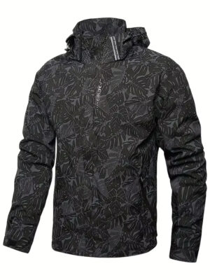 Man 2026 New Spring Autumn Leisure And Comfortable Outdoor Zipper Windbreaker Fashion Printed Windproof Jacket