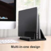 S0667da9fc01b44d3b01facc6a5e758afX.jpg 4 in 1 Office Laptop Stand Vertical Save Desktop Space Easy To Place Computer Accessories Scalable Width Office Desk Storage