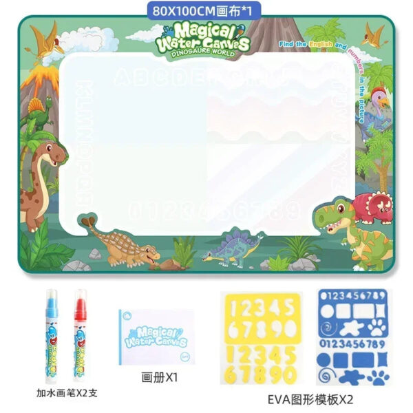 S069778d731614c61b1f10f194a221ba33.jpg 100x80CM Magic Water Drawing Mat Coloring Doodle With Reusable Magic Pen Montessori Painting Board Montessori Educational Toys