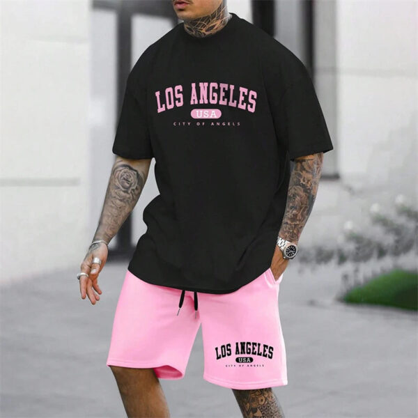 S06e104c31e5b40ae8137c9e7b7946a936.jpg 20024 Outdoor Sports Style Men's Suit Basketball Suit Summer Seaside Holiday Leisure Wear Men's Home Loose Comfortable Pyjamas