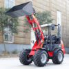 W1160 Wheel Loader Euro 5 Diesel Engine 30hp Agriculture Mini Loader Speed 19.5 km/h Kubota Loader With Cab Excavator Customized