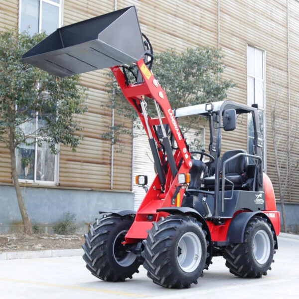 W1160 Wheel Loader Euro 5 Diesel Engine 30hp Agriculture Mini Loader Speed 19.5 km/h Kubota Loader With Cab Excavator Customized
