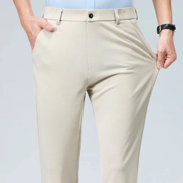 S0810346f7ed740b09d157419f7580d06m.jpg Summer Autumn Thin Trousers Men Formal Dress Suit Pants Work Pants Quality Business Casual Pants Black Wine Red Long Pants
