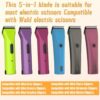 8pc Pet Dog Stainless Steel Combs Fit For Wahl Animal 5in1 Detachable Blade Clipper Bravura,Arco,Chromado,Figura,Motion