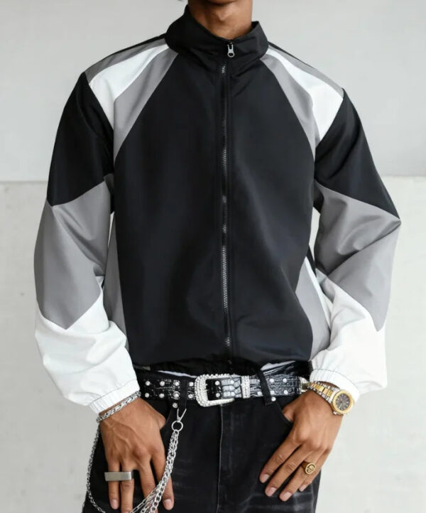 S08897a0ef9a94f408024cf8f60e4206aQ.jpg Men's color-blocked jacket, lightweight, casual, travel, windproof and wear-resistant, high-quality fabric, boyfriend gift