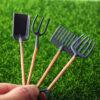 S089cf4af75ff4fa68834ff4a4036272cq.jpg 1Set 1:12 Dollhouse Miniatures Gardening Shovel Rake Hoes Farm Tool Doll Decor Fairy Garden Accessories Furniture Toys