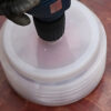 Hole Opener Dust Cover Bowl Wood Electrician Protection Downlight Gypsum Ceiling Sound Reaming Dust Drill Bit