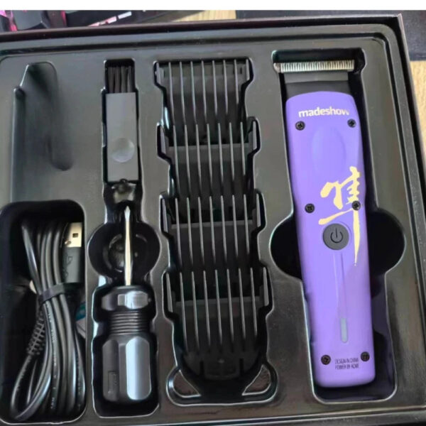 S0936bf499043422ebab751f082cb3c1c9.jpg Madeshow M16 HAIR TRIMMER for men,Professional barber clipper for salons, 0mm FADE blade,Continuous use for 3 hours