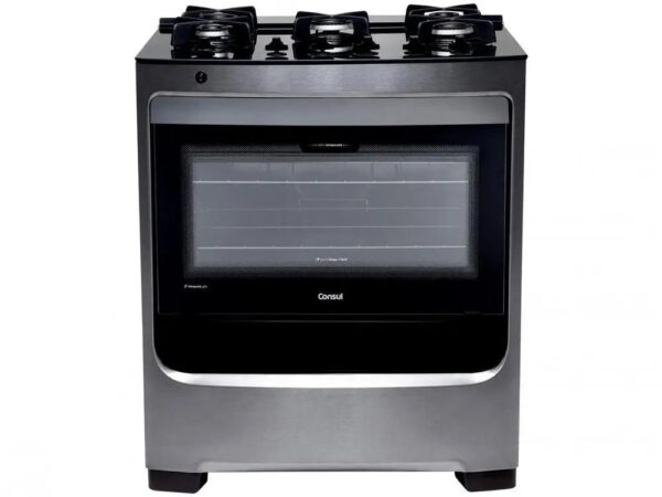 5-Bocas Consul Inox Glass Table Stove CFS5VARUNA - Bivolt