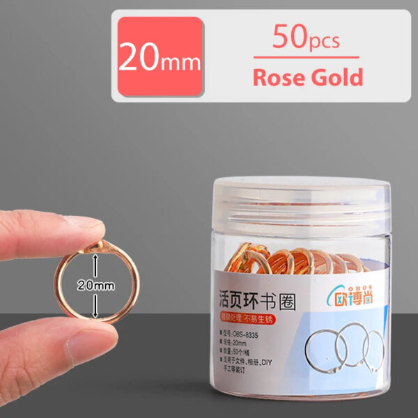 S0a65128027b844bb85650c61f6bc3a5es.jpg 20/30/40/50mm Metal Binder Ring Loose-leaf Paper Book Index Cards Album Binding Clip Hole Punch Puncher Office Supplies