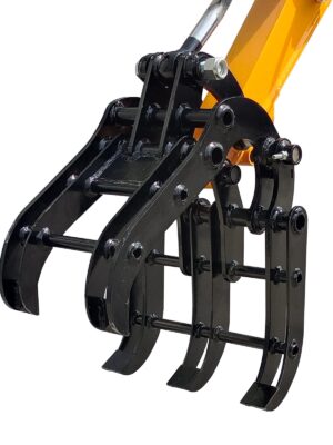 S0aa5370696224ab881ae489b615a0824e.jpg Grabber Grapple Attachment for 1 ton -1.5tons Mini Excavator Small Digger USA Stock Shipping