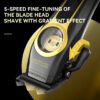 S0ad733b2ec714f84bf340bc399d8e9d7I.jpg Kemei Professional Hair Clipper Magnetic Levitation Motor 8800 Rpm Charging Base Hair Clipper Men's Hair Clipper KM-2373