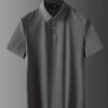 2025 Summer New Fashion Solid Color Comfortable Breathable Sports Suit Men's Business Leisure Loose Size Two-Piece Set M-4XL
