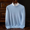 S0c206168542f441f8d573f8c69e4acadC.jpg Men's 100% Cashmere Sweater O-Neck Pullovers Knit Large Size Wool Sweater Winter New Tops Long Sleeve High-End Jumpers