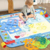 S0c77b604f2bb48b2bad7806c8347e468s.jpg 100x80CM Magic Water Drawing Mat Coloring Doodle With Reusable Magic Pen Montessori Painting Board Montessori Educational Toys