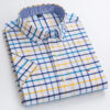 S0ce683c4a3164ed38f5b7e574fbf4ee0U.jpg 100% Cotton Oxford Men's Shirt Short Sleeve New High Quality Business Casual Fashion Men's Plus Size Shirt Formal S-7XL