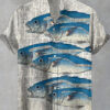 S0ce70ea9ddfc4f589a4ab8bfa6988a5fA.jpg 2025 elegant fish print men's new linen comfortable breathable fabric short sleeved shirt for fishing enthusiasts to wear